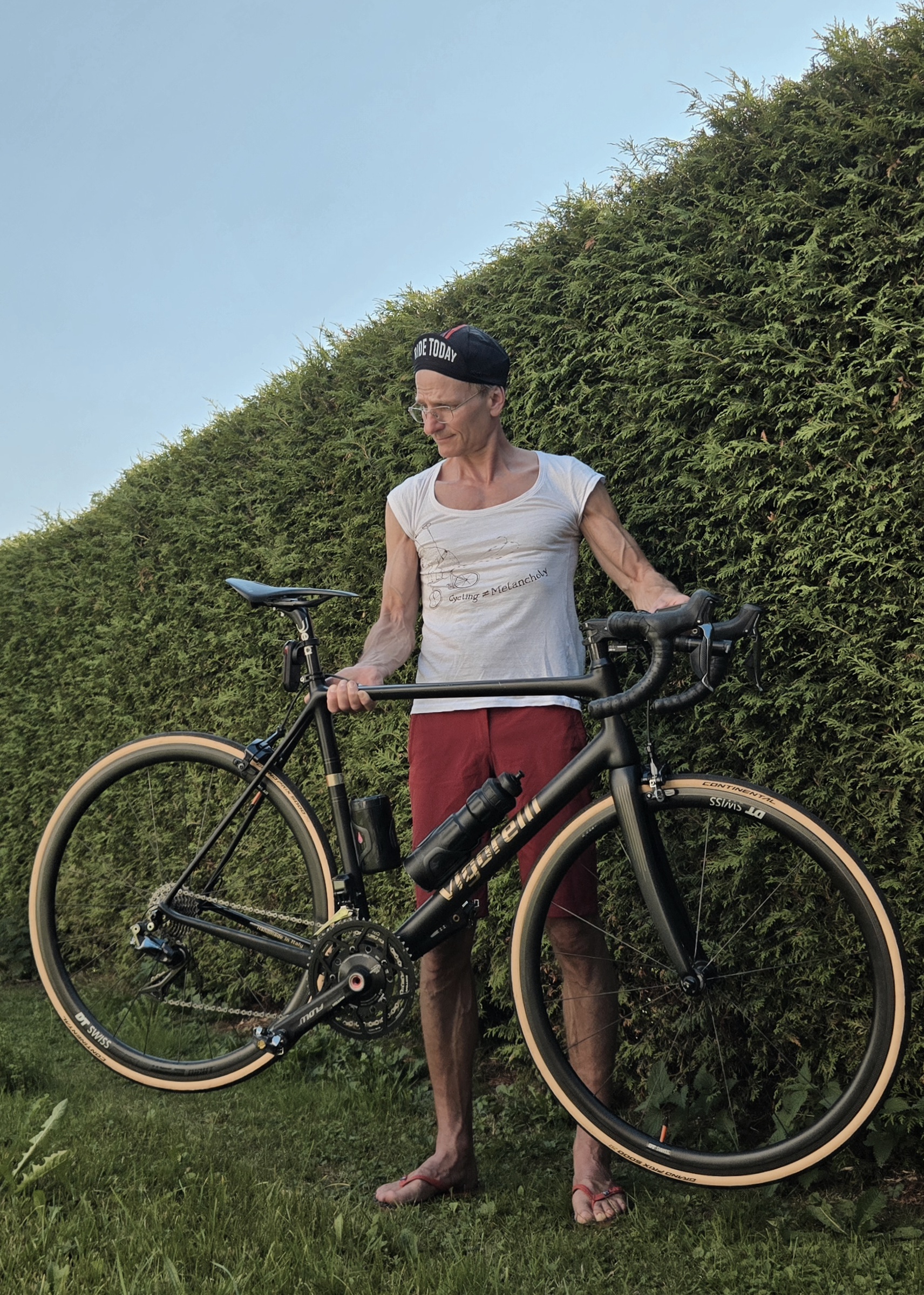 Marc mit dem Velo Freccia Nera